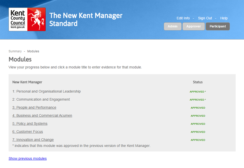 The Kent Manager - Screnshot